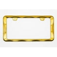 thumbnail image 3 of Creathome 3D Curly Wave Pattern Black License Plate Frame from Pure Zinc Alloy Metal, 3 of 7