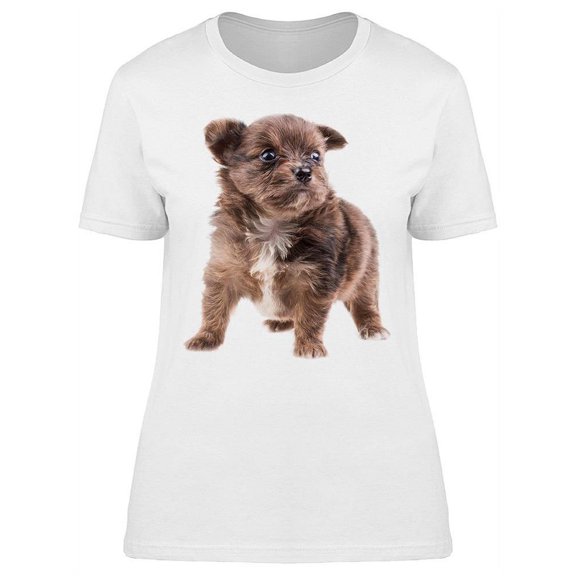 Funny Chihuahua Posing T-Shirt Women -Image by Shutterstock, Female Large