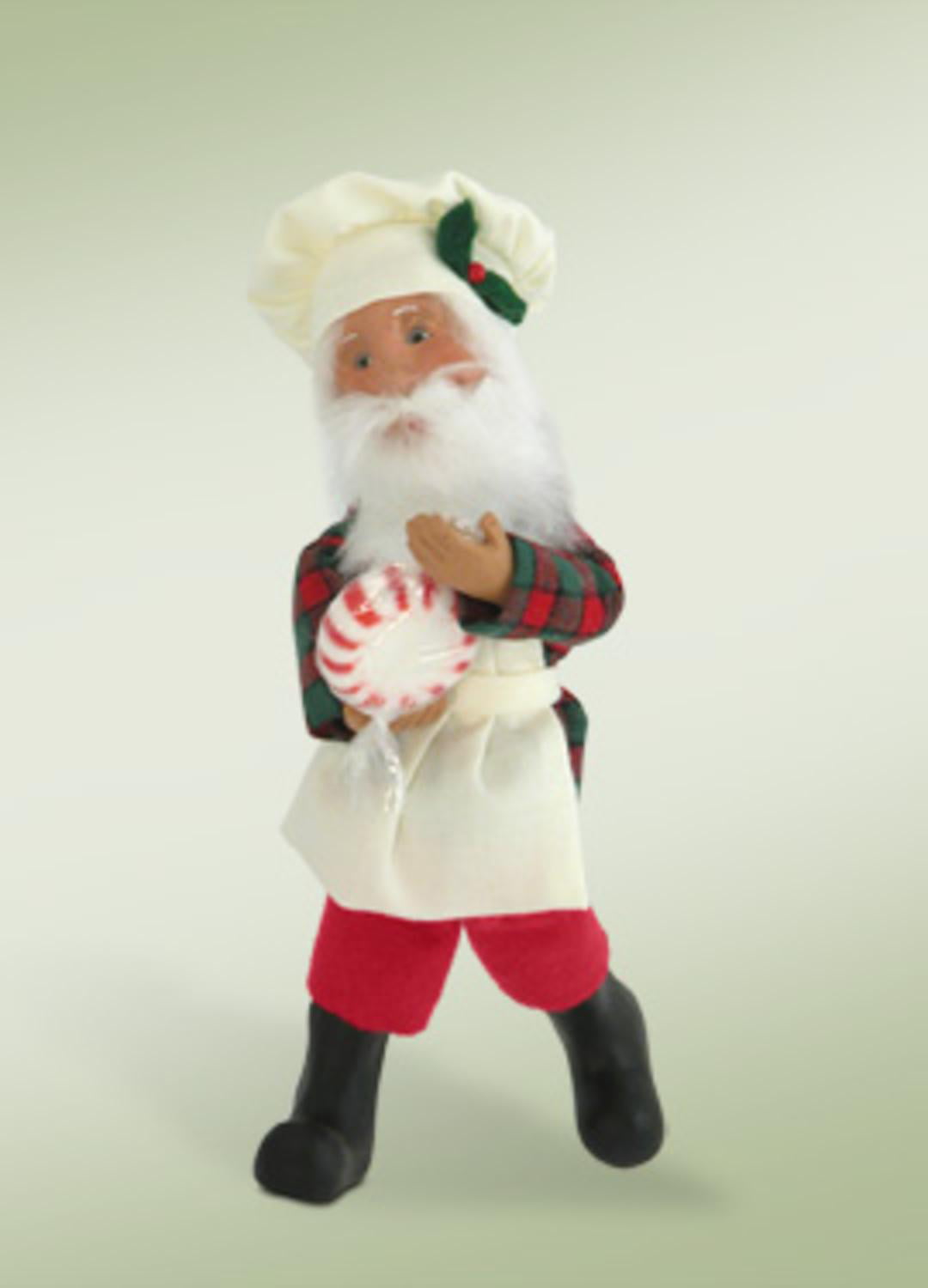 7/" Kindles Chef Bendable Poseable Christmas Figure Ornament Set