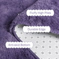 thumbnail image 5 of Softlife Super Soft Rug For Living Room Fluffy Rugs For Dorm Room Cute Plush carpet For Bedroom,8' x 10',Gray Purple, 5 of 7