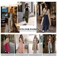 thumbnail image 6 of SWQZVT Womens Cargo Sweatpants Baggy High Waisted Joggers Sweat Pants Athletic Pants with Pockets, 6 of 8