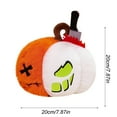 thumbnail image 3 of Pelueca de Halloween con calabaza y murciélagos de dibujos animados, muñeco de peluche para niños, idea única para fiestas, muñeco de Halloween de edición limitada, 3 of 7