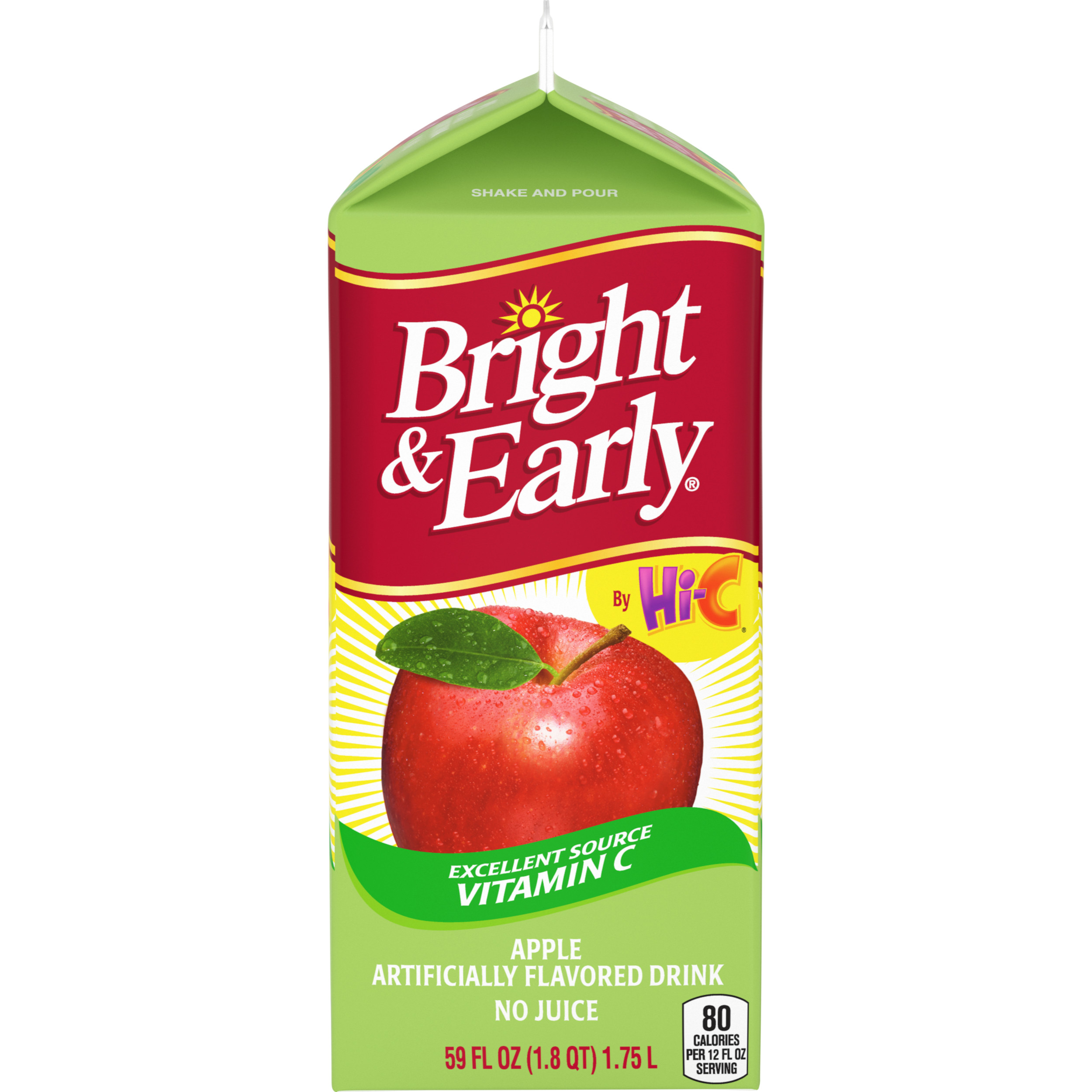 Bright And Early Apple Flavored Drink with Vitamin C 59 fl oz Walmart
