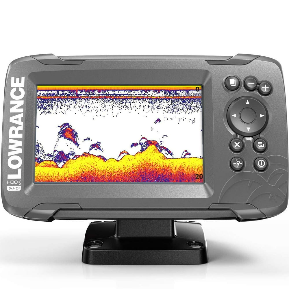 Lowrance HOOK2 5X 5inch Fishfinder with SplitShot Transducer and GPS