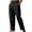 CL224 Black, variant on Yuncity Men Pants Solid Color Mid Waist Elastic Pocket Button Commute Summer Classic Fitness Daily Work Wear Men's Trousers Size L Grey