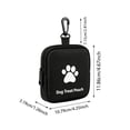 thumbnail image 3 of Portable Dog Treat Pouch, Mini Dog Training Treat Bag with Carabiner Clip, Waterproof Small Puppy Snack Storage Pouch for Walking Hiking Outdoor Training, 3 of 5