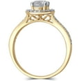 thumbnail image 4 of 1.00 Carat T.W. Diamond Round Frame 14K Yellow Gold Engagement Ring, 4 of 4