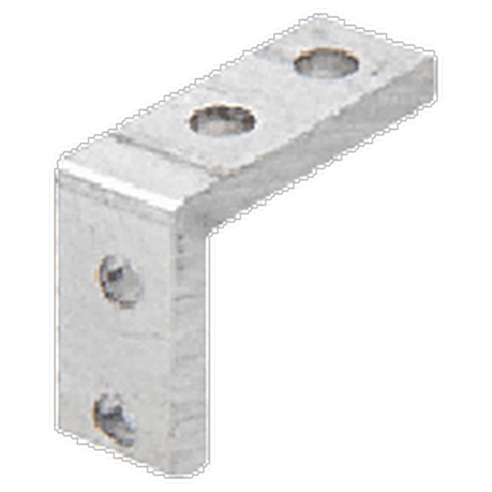 CRL D3060A Satin Anodized 3/4" x 1" Aluminum Angle Extrusion Clamp