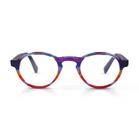 eyebobs - Board Stiff (Narrow) | Premium Reading Glasses for Men and Women | Round Frame for Narrow Faces | Sizes 0.0x - 4.0x