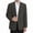 BROWN CHECK, variant on Men's Casual Blazer Houndstooth Plaid Sport Coats Lightweight Classic Fit Suit Jacket