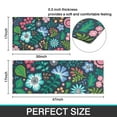 thumbnail image 7 of Pioneer Flower Floral Print Pattern Kitchen Rugs Sets Of 2,Anti Fatigue Kitchen Mat Rugs Non Slip Washable,Decorative Kitchen Floor Mats for Kitchen,Sink,Laundry,17"x30"+17"x47", 7 of 7