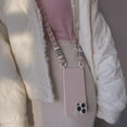 thumbnail image 6 of Silicone iPhone Case with Phone Lanyard, Long Crossbody Strap, Universal Lanyard Neck Strap Protective Case Cover (Beige, iPhone XR), 6 of 12