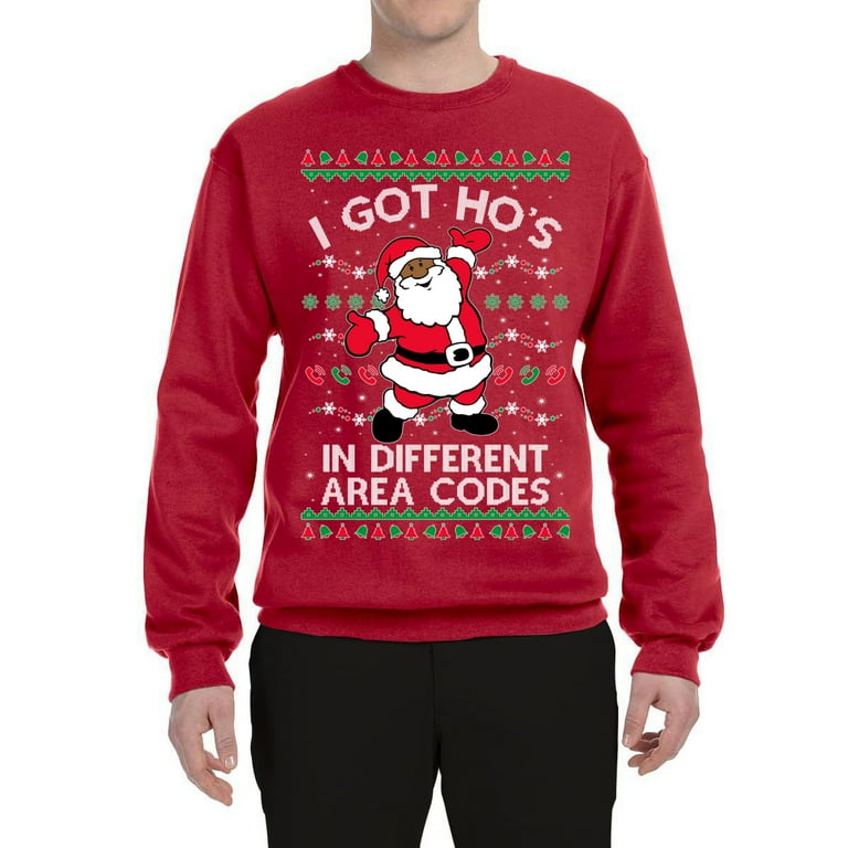I got hos in cheap different area codes christmas sweater