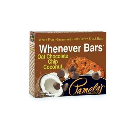 Pamela's Whenever Snack Bar, Oat Chocolate Chip Coconut, 1.41 Oz