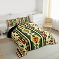 thumbnail image 3 of Manfei Tribal Aztec 2pcs Bedding Comforter Set for Teens Boys Girls,Bohemian Flower Twin Comforter Sets,Boho Theme Breathable Bedding Set,Super Cozy Room Decor,Reversible, 3 of 8