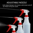 thumbnail image 4 of Plastic Spray Bottle Nozzle Heavy Duty Spraying Replacement Part Leak Proof Mist Water for Chemical Cleaning Solutions All-Purpose Adjustable Head Sprayer 4PCS (Red), 4 of 5