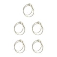 thumbnail image 1 of Sonducket 1 par de pendientes de aro grande de Color acero para mujer, regalo portátil para Amiga, decoración para mujer para fiesta de trabajo tipo25 5Conjunto, 1 of 6