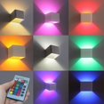 thumbnail image 1 of Aplique de pared TANGJMXG RGB regulable con control remoto LED aluminio 3W, 1 of 5