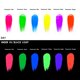thumbnail image 4 of Pintura acrílica Artecho Neon Paint de 6 colores, 60 ml (2 oz) para decoración, pintura artística, manualidades para exteriores e interiores, suministros para lienzo, piedra y madera, pigmentos ricos, 4 of 8