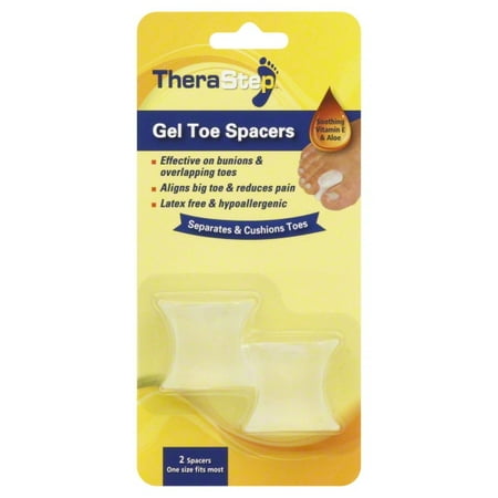 - SILIPOS - TheraStep Gel Toe Spacers - 2 Spacers