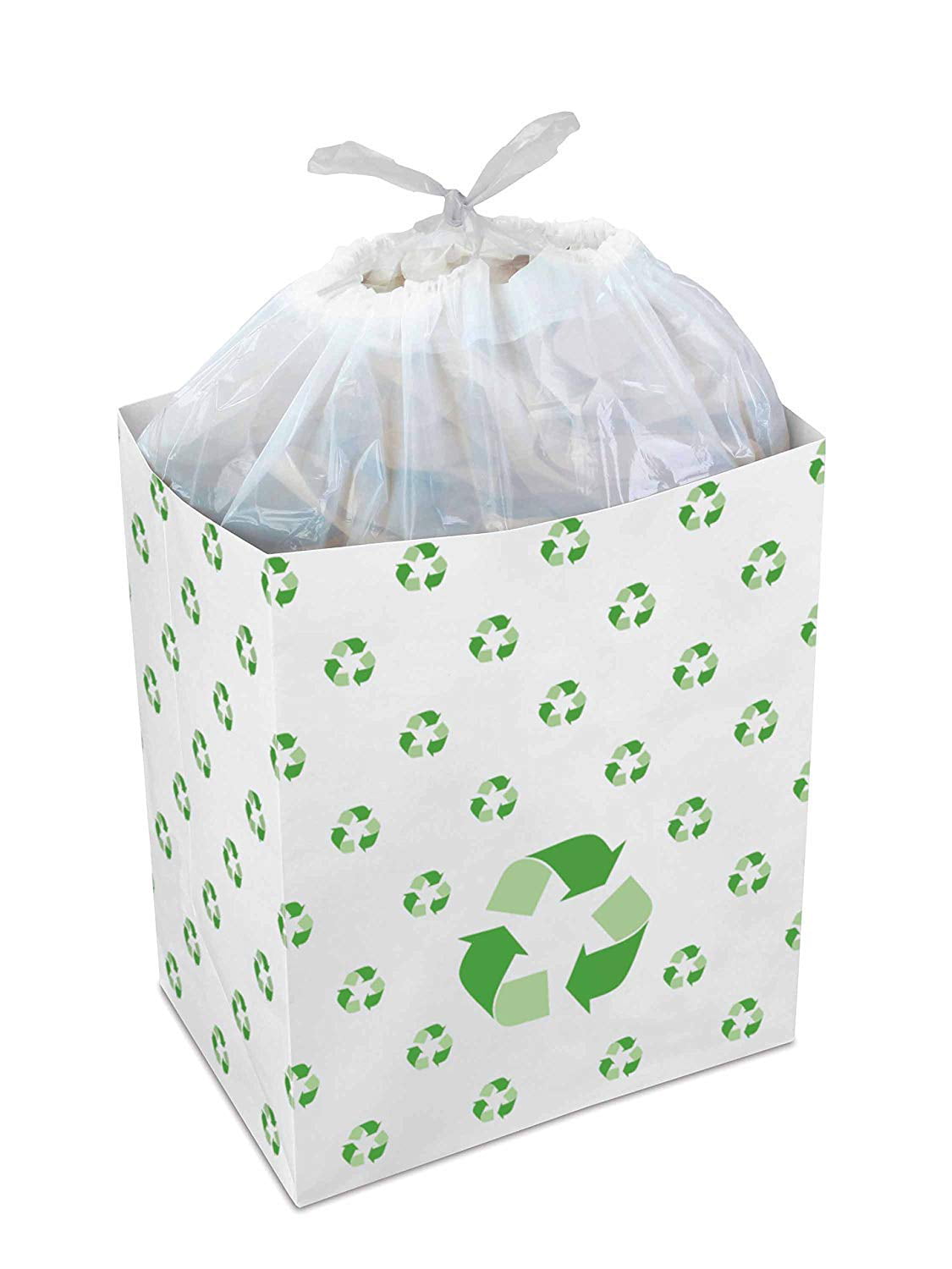 Clean Cubes 13 Gallon Trash Cans & Recycle Bins for Sanitary Garbage  Disposal. Disposable Containers for Parties, Events, Recycling, and More. 3  Pack (Recycle) - Yahoo Shopping