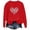 #01 Red, variant on Gelikeya Toddler Kids Girls Sweatshirts Valentine's Day Fashion Cute Shirts Long Sleeve Round Neck Pullover Tops 2-9Y #01 Red & 2-3 Years