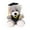 gray white bear, variant on Tachiuwa Graduation Stuffed Animal Toy with Gown Cap for Graduation School Gift owl