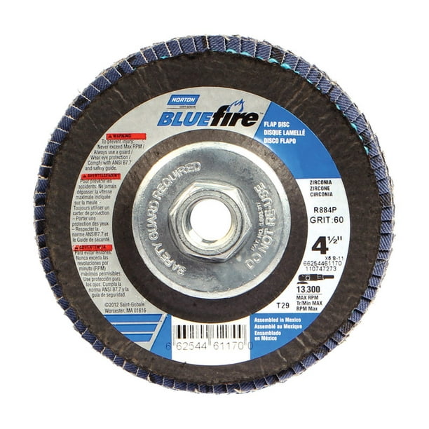 FLAP DISC 41/2"BLUE 60G