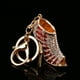 thumbnail image 4 of Llavero De Zapatos, Zapatillas De Llavero Con Tacón De Cristal Con Llavero Brillante Y Brillante Para Teléfono Móvil Colgante, 4 of 7