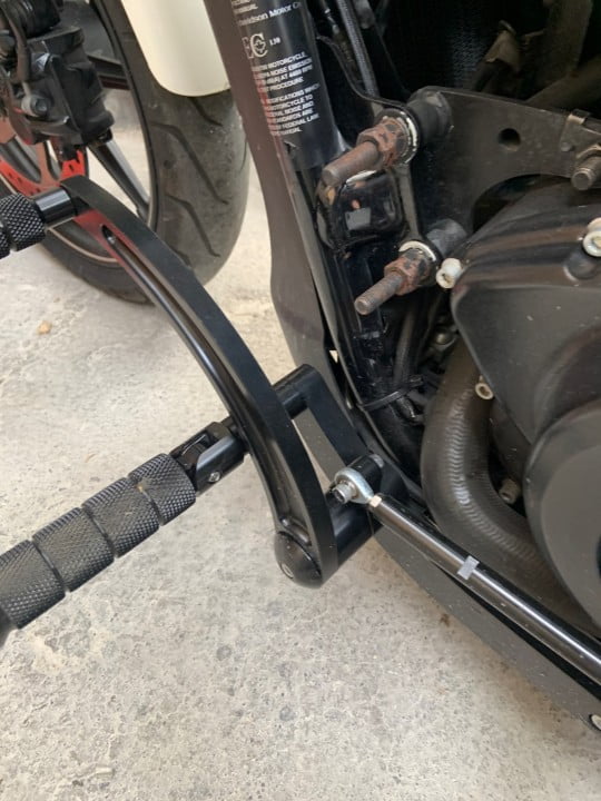 Harley street 750 forward controls deals