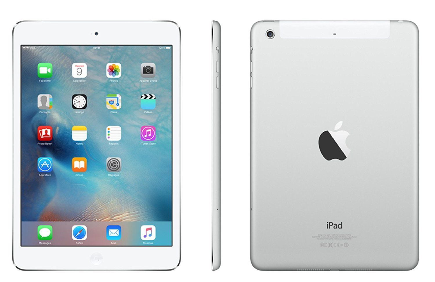 Restored Apple iPad Mini 2 32GB Wi-Fi + 4G Cellular, 7.9in - Silver  (Refurbished)