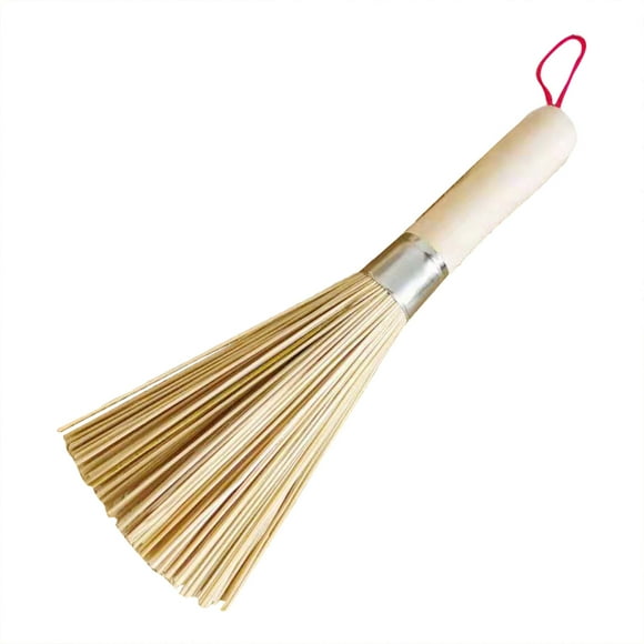 TechWave Natural Brush Wash Pot Brush Pot Brush Pot Brush Kitchen Brush Pot Brush Household Cleaning Brush Cooking Drill to The Bottom Carpet Drill Brush Brass Wipes Window Cleaning Cleaning Brushes