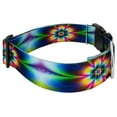 thumbnail image 4 of Country Brook Petz® 1 1/2 inch Deluxe Tie Dye Flowers Dog Collar, Medium, 4 of 5