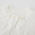 thumbnail image 3 of ATOGUTA Cardigan for Girls White Long Sleeve Knit Bolero Cardigans Jacket Cover Up Sweater Size 18M-14, 3 of 4
