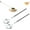 2 Spoon, variant on Extra Long Extension Fork Prank Telescoping from 8.7 to 25 Inches Stainless Steel Extendable Dinner Fruit Dessert Spoon for Meal Fun and Practical Jokes