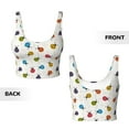 thumbnail image 5 of Lsque Cute Ladybugs Printed Women'S Sports Bra, Compression, Moisture Wicking, High-Impact Sports Bra For Women,Supportive sports bra-X-Large, 5 of 9