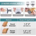 thumbnail image 5 of 24 Pcs Chair Leg Floor Protectors, Silicone Felt Furniture Leg Pads Caps Covers For Hardwood Floors (clear-medium) - chuan, 5 of 5
