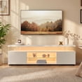 thumbnail image 5 of WGYPRIME TV Stand for 60 Inch TV, Modern Entertainment Center with Adjustable LED & Storage, TV Console for Lining Room, 5 of 6