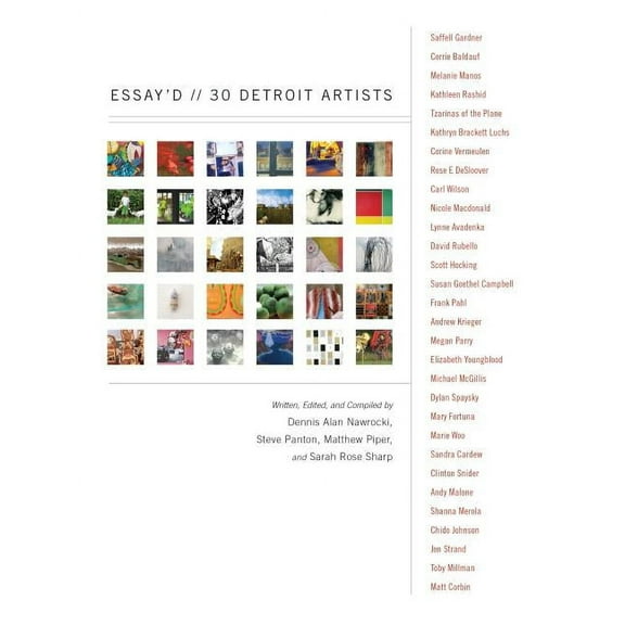 Painted Turtle Press Essay'd: 30 Detroit Artists, (Paperback)