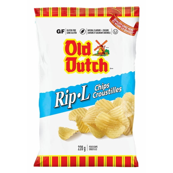 Old Dutch Ripple Plain Potato Chips