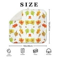 thumbnail image 4 of Fall Pumpkin Dish Drying Mat for Kitchen Autumn Maple Leaves Thanksgiving Day Microfiber Drying Mats Absorbent Reversible Dish Pad Medium Dish Draining Mat 16x18 inch, 4 of 7