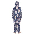 thumbnail image 3 of Vzayyk 4T-14Y Size Aviliable Cozy One-Piece Footless Sleeper Pajama Santa Candy Canes, 3 of 8