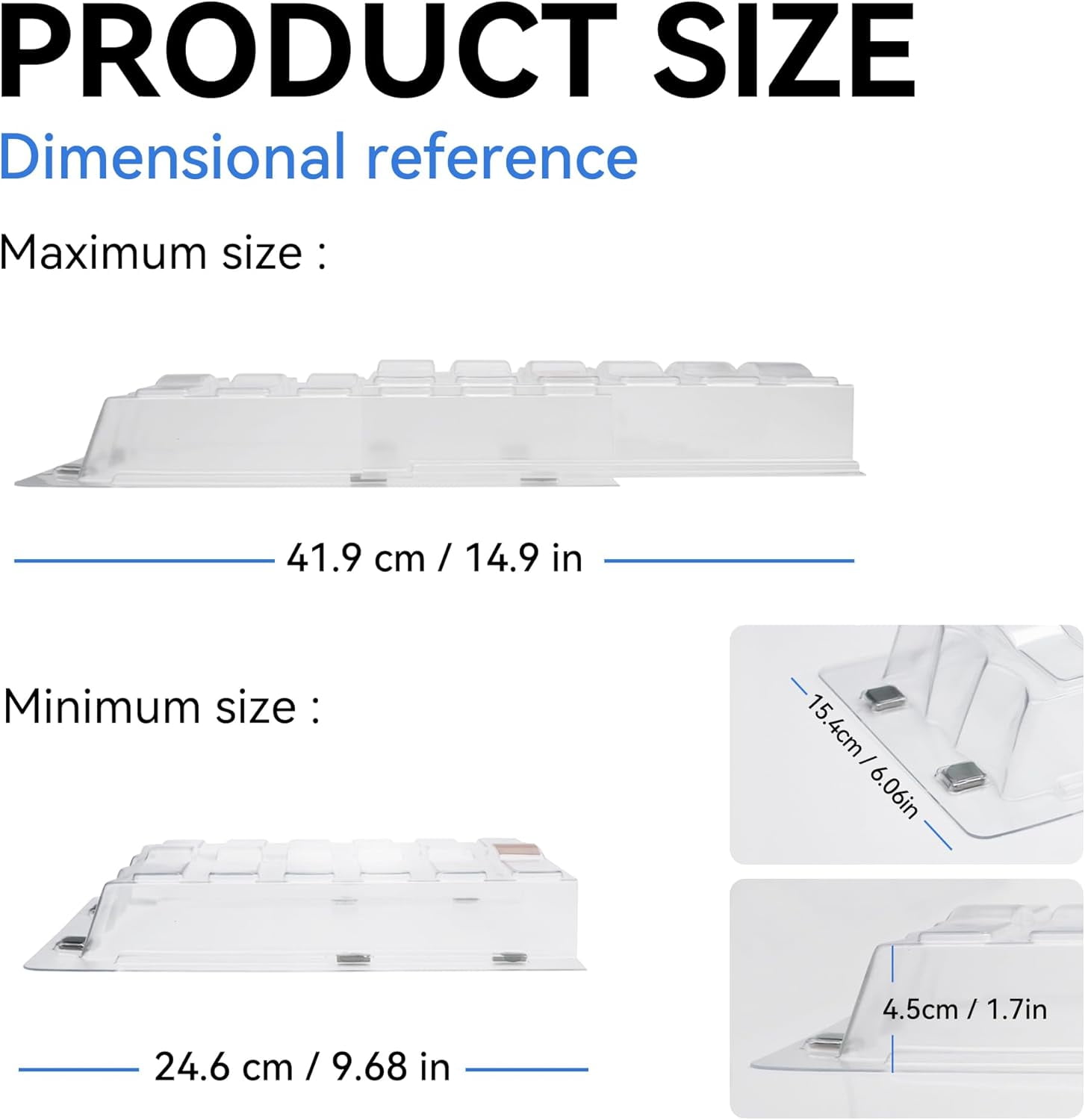Sideways Magnetic Vent Extender for Under Furniture, Floor Resiter Vent Deflector Fits Vents 3" - 6" Wide (1PCS)