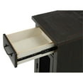 thumbnail image 6 of Martin Svensson Home Rustic Solid Wood Chairside Table with Power, Espresso, 6 of 11