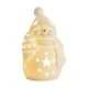 thumbnail image 2 of Herunwer Lighted Ceramic Christmas Tree Snowman Decor Gift Porcelain Ceramic Figurines with Lights for Table Centerpiece Mantel Tabletop Fireplace Xmas Holiday, 2 of 6