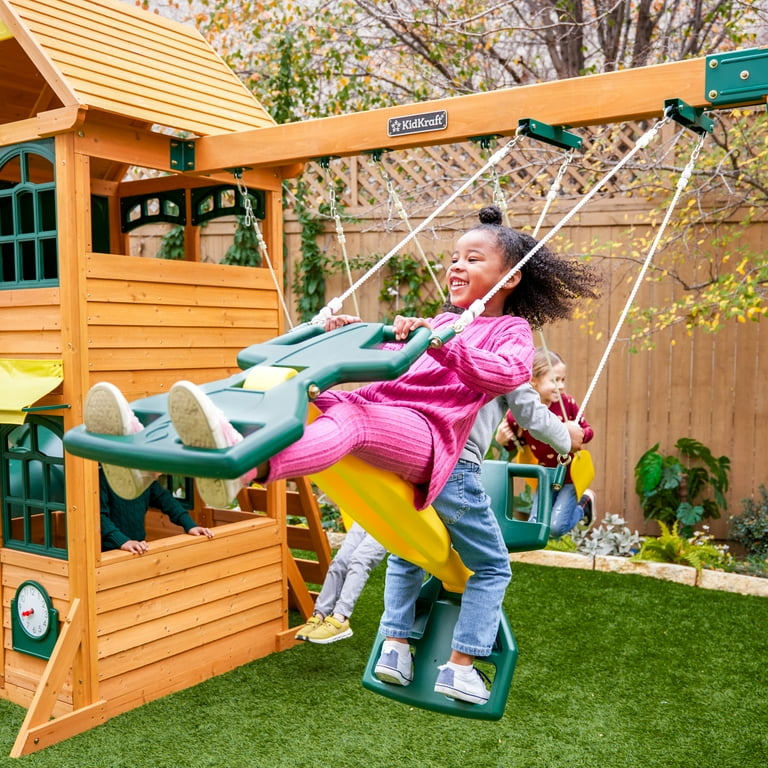 Kidkraft cloverdale wooden playset online