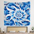 thumbnail image 4 of Boho Decor Washable Home Tapestry for Office Living Room Home Bedroom House 51x59 Inches Decorative Abstract Spiral Country Tapestry Kitchen Decorative Setbathroom Hand Country Tapestry, 4 of 5