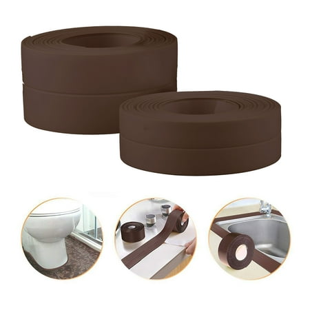 Caulk Strip 22mm/38mm PVC Self-Adhesive Waterproof Sealing Tape Decorative Sealant Trim for Kitchen Bathroom Tub Shower Floor Wall Edge