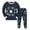 Navy, variant on Fgnfyis Toddler Kids Baby Boys Girls Pajamas Cartoon Cute Casual Print Long Sleeve Top Trousers Sleepwear Outfits Set Boys' Suit 2-3 Years Navy
