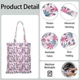 thumbnail image 5 of Colorful Weed Canvas Tote Bag, Reusable Psychedelic Weed Handbag, Eco-Friendly Rasta Marijuana Leaf Shopping Bag for Women, 5 of 6